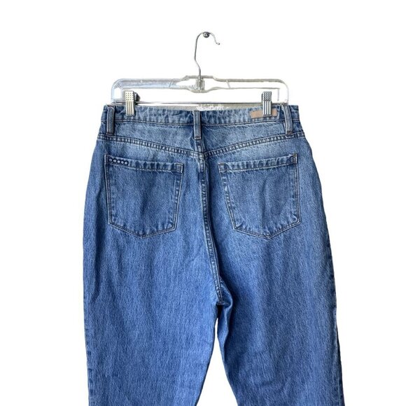 BLANKNYC The Cooper Long Slim Straight Size 29 High Rise Split Hem Jean - Picture 6 of 11